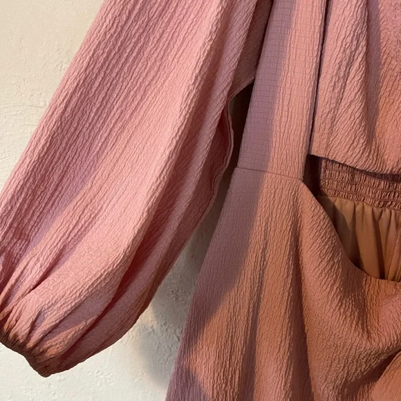 ASTR Cut Out Wrap Dress With Slit - Picture 3 of 8